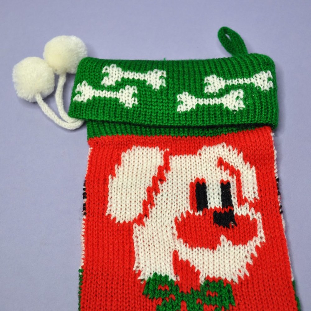 *Small* Dog "Merry Christmas" Stocking/Sock - Picture 2 of 3